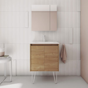 Bathroom vanity Sansa 24 in 2D Toffee Walnut